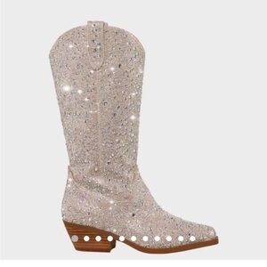 Betsy Johnson DALAS Rhinestone Women's Cowgirl Boots